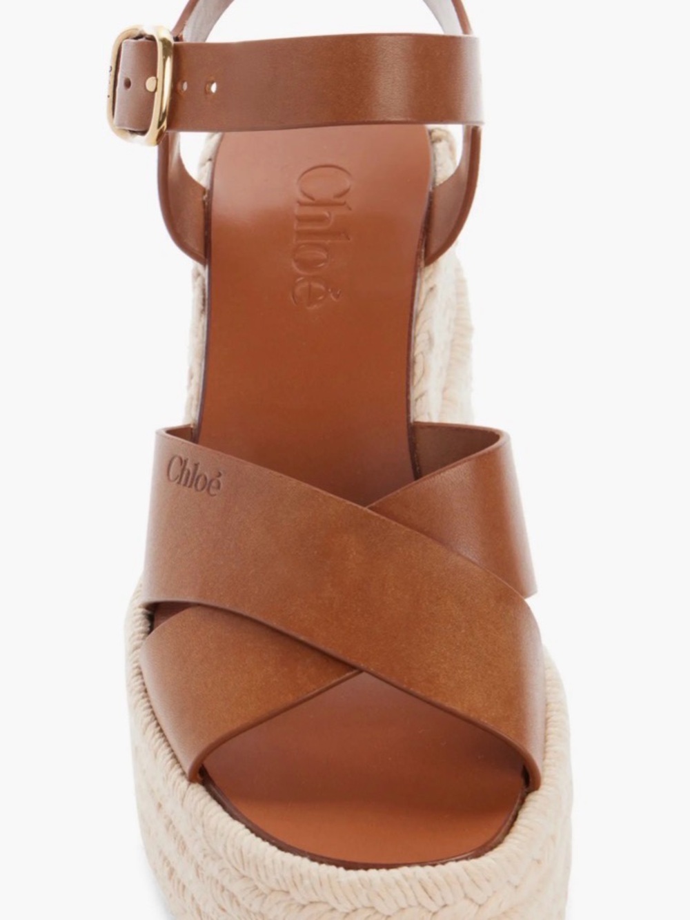 NEW! Chloé Isla Platform Espadrille Sandal US 9 - Picture 2 of 8